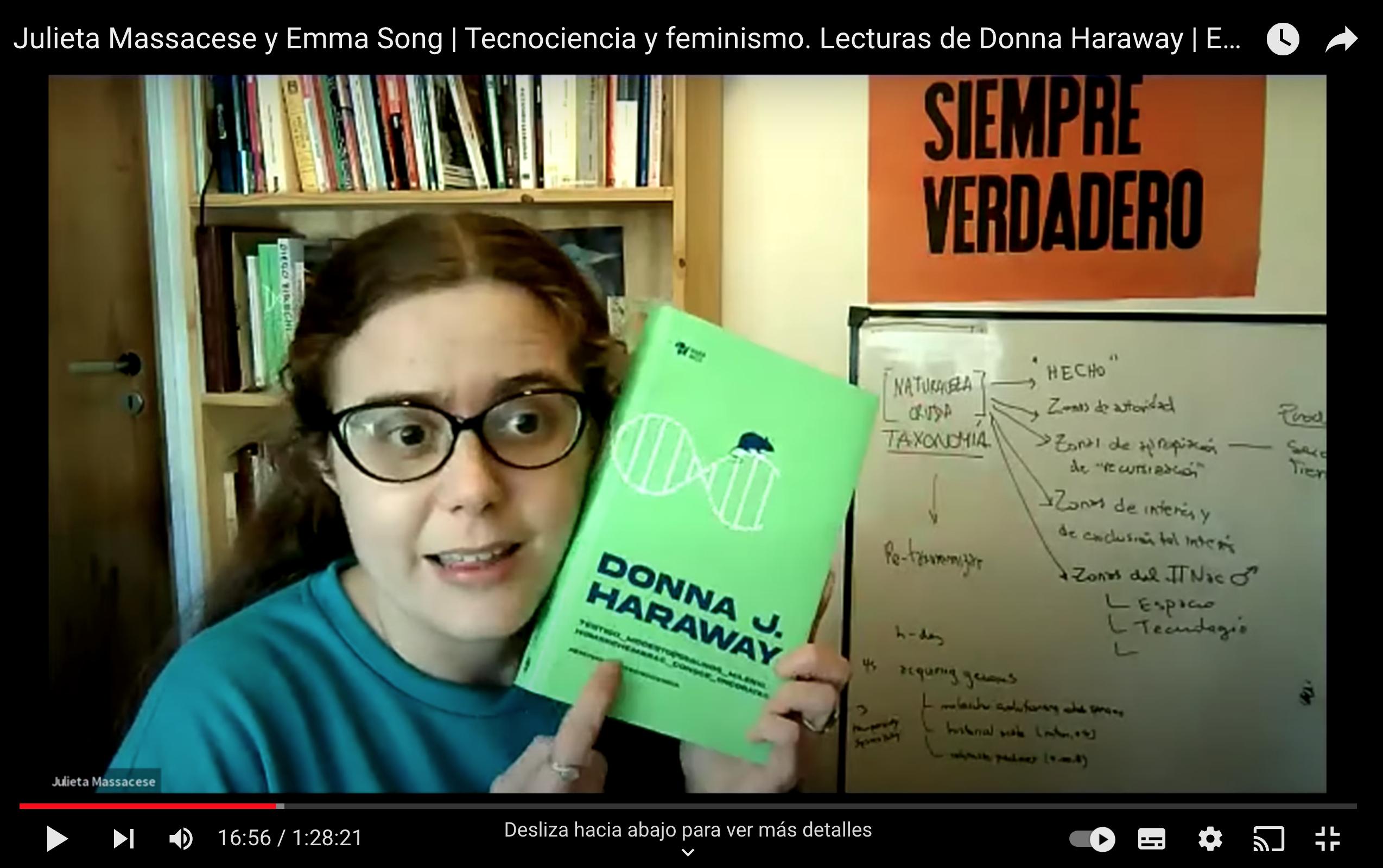 Julieta Massacese y Emma Song | Tecnociencia y feminismo. Lecturas de Donna Haraway 